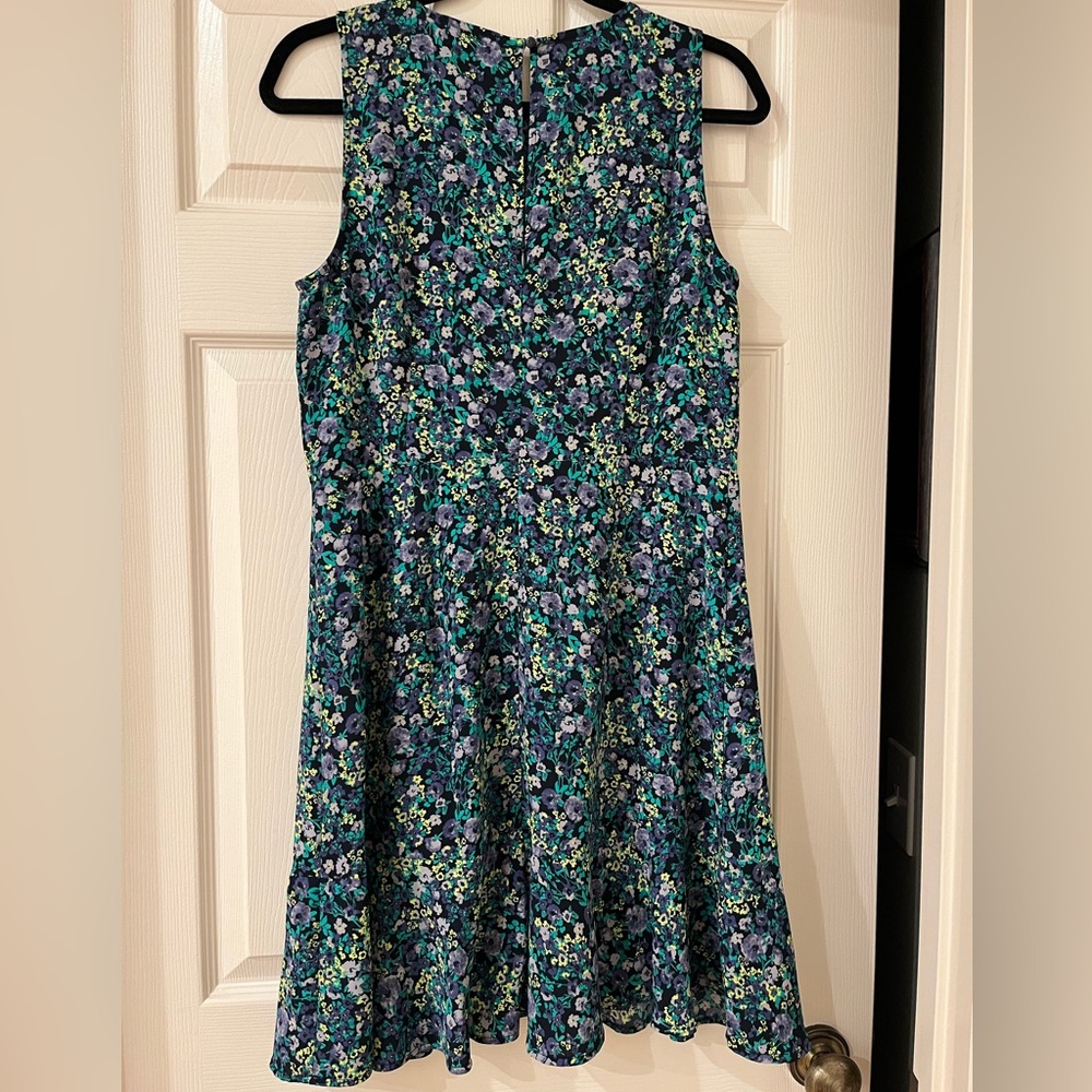 Loft floral sleeveless dress
